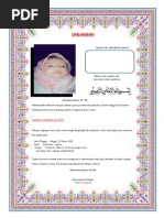 106 Contoh Undangan Aqiqah Format Word Terbaik Gratis