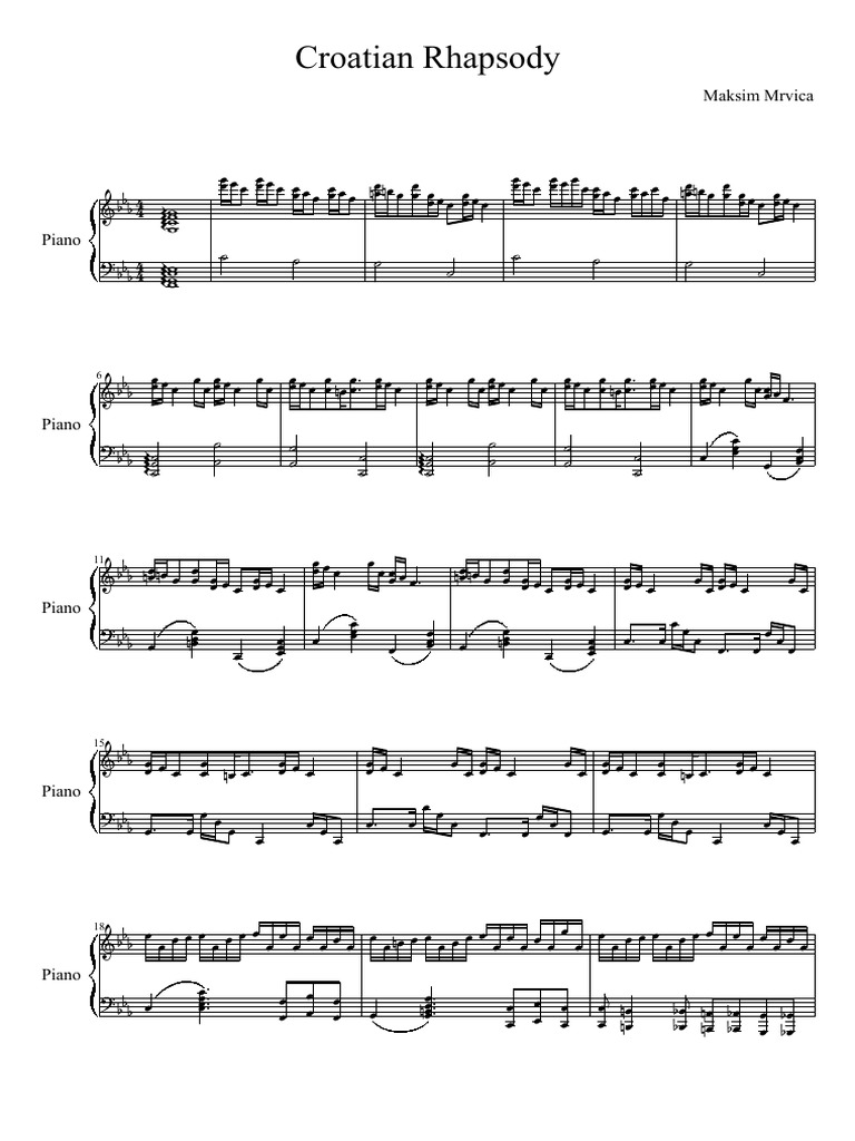 Croatian Rhapsody | PDF