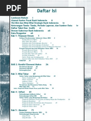 Laporan Perekonomian Indonesia 2002