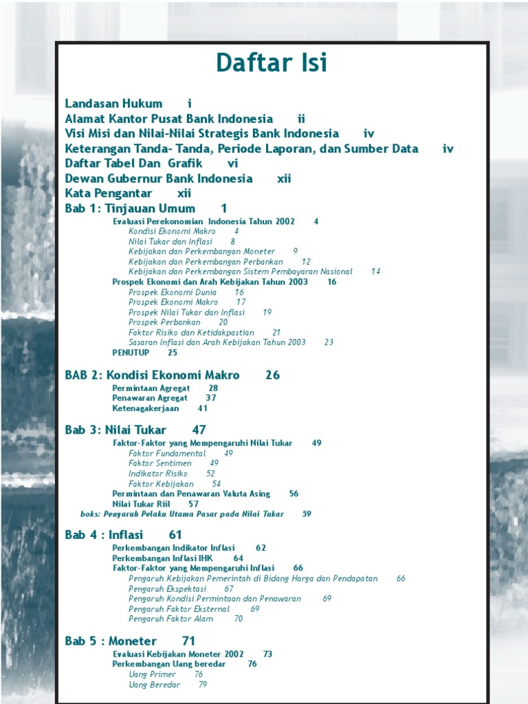 Laporan Perekonomian Indonesia 2002