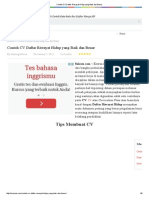 Download 1 Contoh CV Daftar Riwayat Hidup yang Baik dan Benarpdf by Harry Galung SN259759939 doc pdf