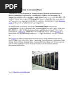 Electrical Control Panels
