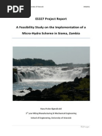 Hans Petter Bjornavold - Implementation of A Microhydro Power Scheme - 2009 - REPORT