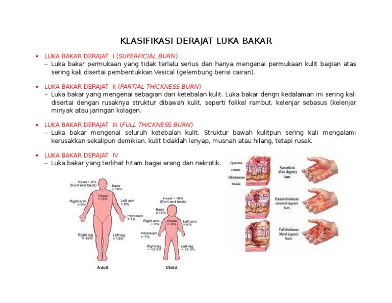 Klasifikasi Derajat Luka Bakar | PDF