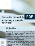 Computer Network Lab: Creating A Simple Network