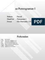 Pascal Pertemuan 1