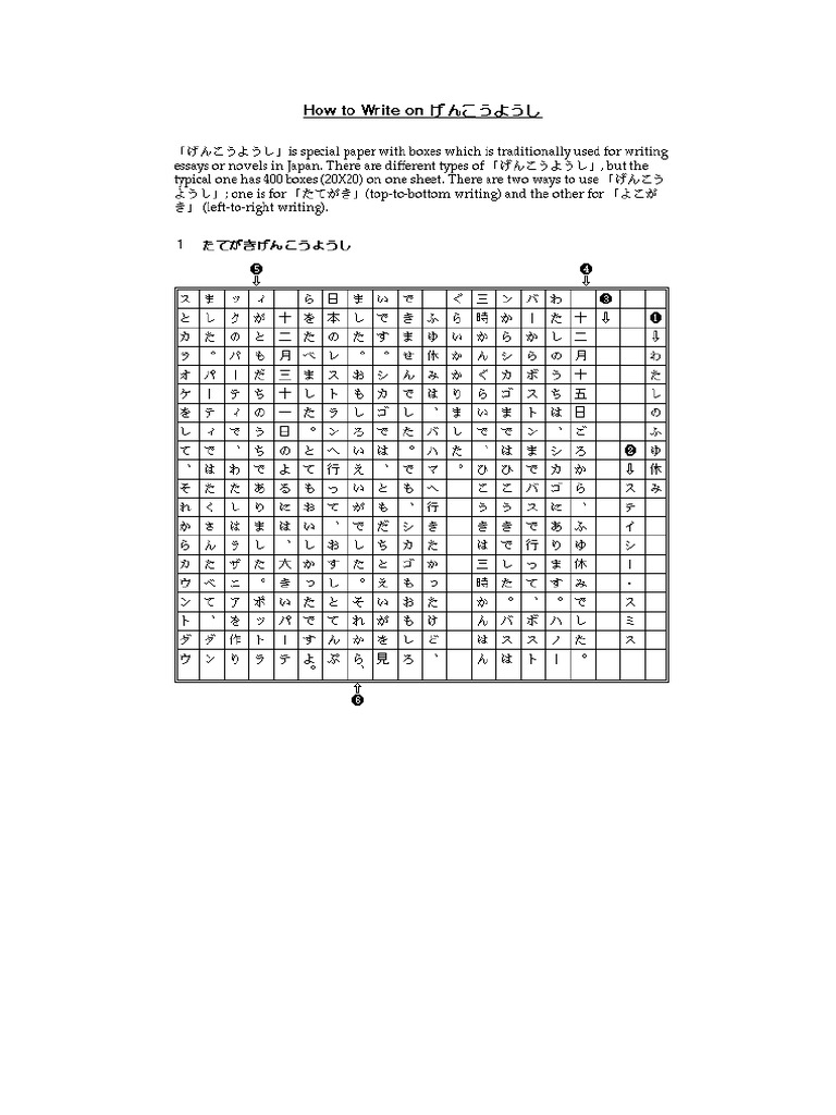 Genko Yoshi Explanation Pdf