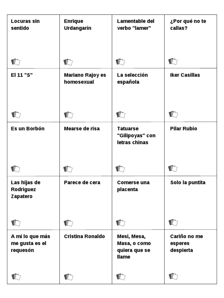 Cartas Contra Humanidad 2 | PDF