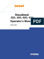 Sisu Diesel 320, 420, 620, 634 Operator's Manual