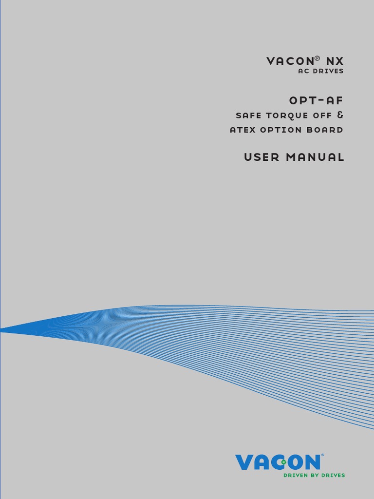 Vacon NX Optaf Sto Board User Manual Dpd00891b Uk | PDF | Relay | Safety