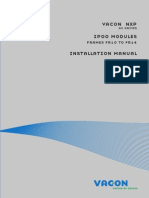 Vacon NXP IP00 Modules Installation Manual DPD0088