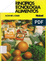 Principios de Tecnologia de Alimentos - A. J. GAVA