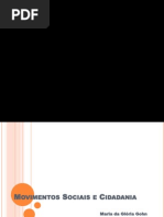 Maria Da Glria Movimentos Sociais e Cidadania