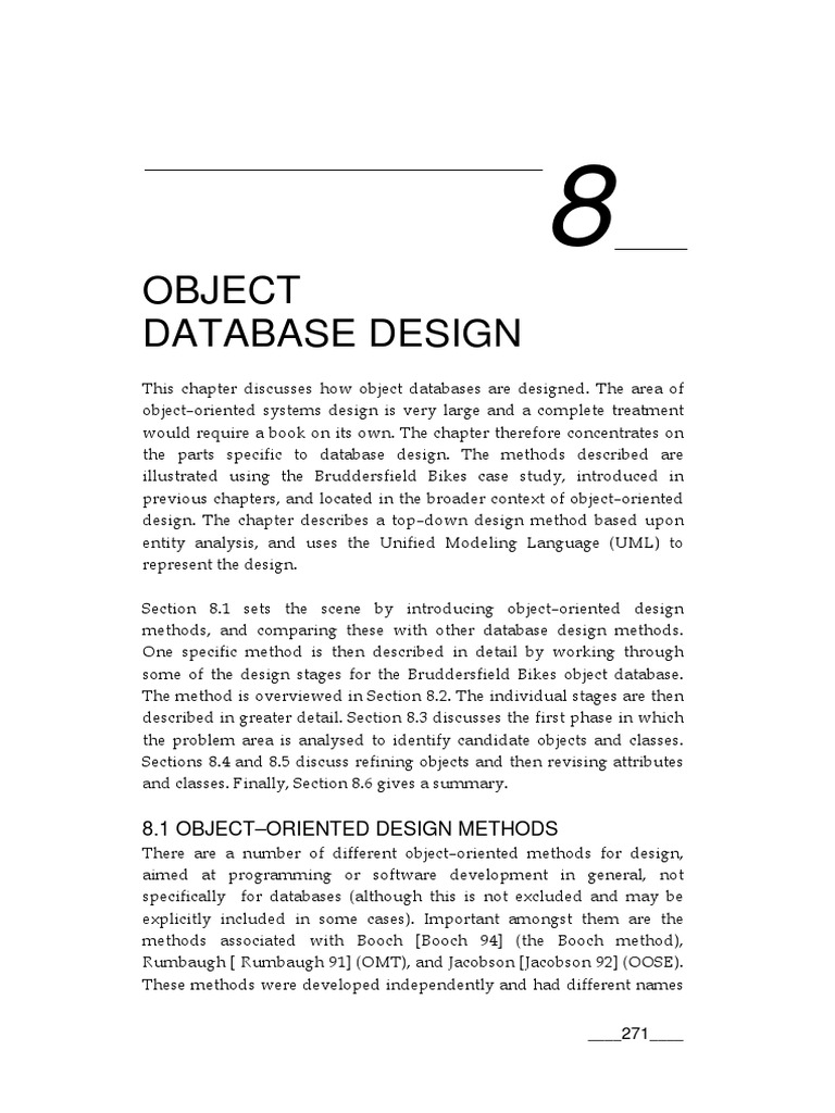 Object Relational Database Management System | PDF | Data Model | Class ...