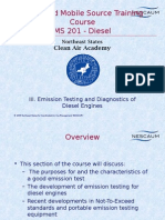 III Diesel Testing