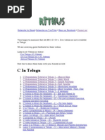 Download Learn C_ C_Java in Telugu - Rithus by HariCharanReddy SN259792603 doc pdf
