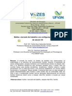 Mulher Mercado de Trabalho e As Configurações Familiares Do Século XX - Fatima PDF