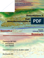 Esercitazione 2 Join Relate Georeferenziazione 3D