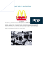 Restoran McDonald Sejarah Dan Asal Usul