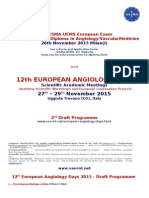 4th CESMA-UEMS European Exam for the  European Diploma in Angiology/VascularMedicine