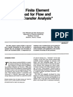 The Finite Element Method For Flow and Heat Transfer Analysis
