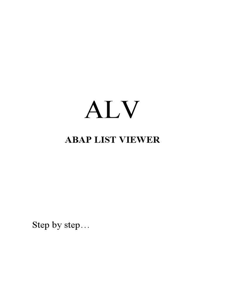 Alv PDF | PDF