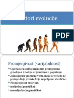 Faktori Evolucije