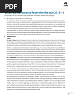 Corporate Governance Report