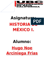 UBC.historia de Mexico I