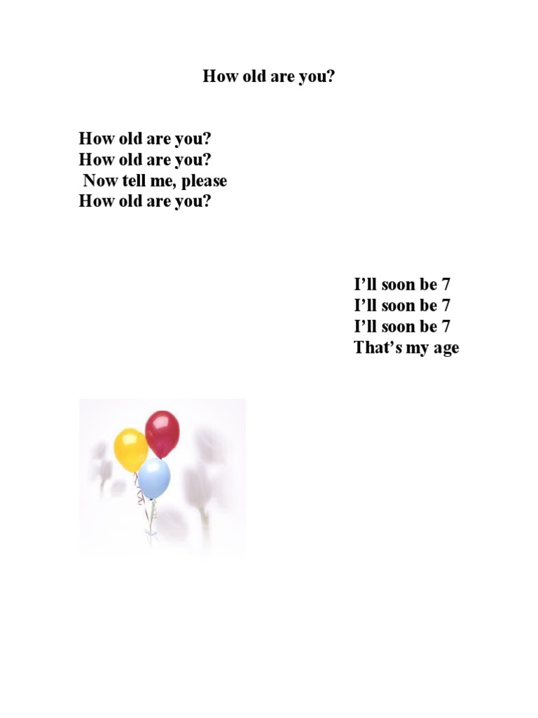 Repeated Age Inquiry Responses | PDF