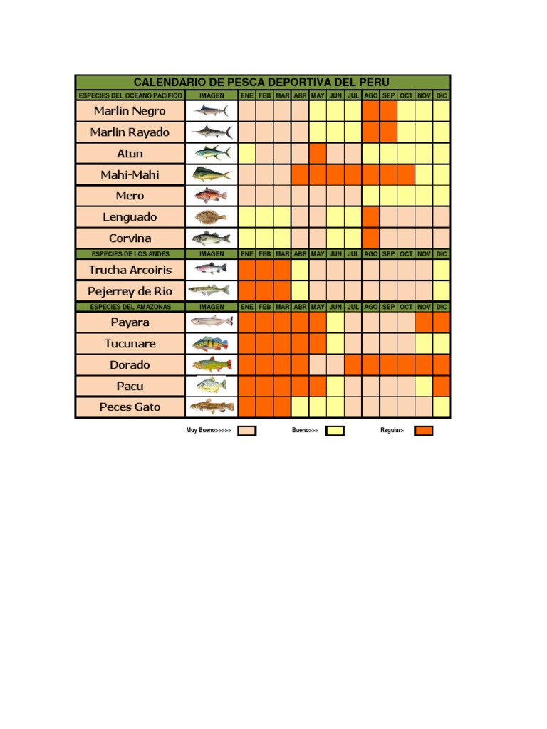 Calendario de Pesca PDF