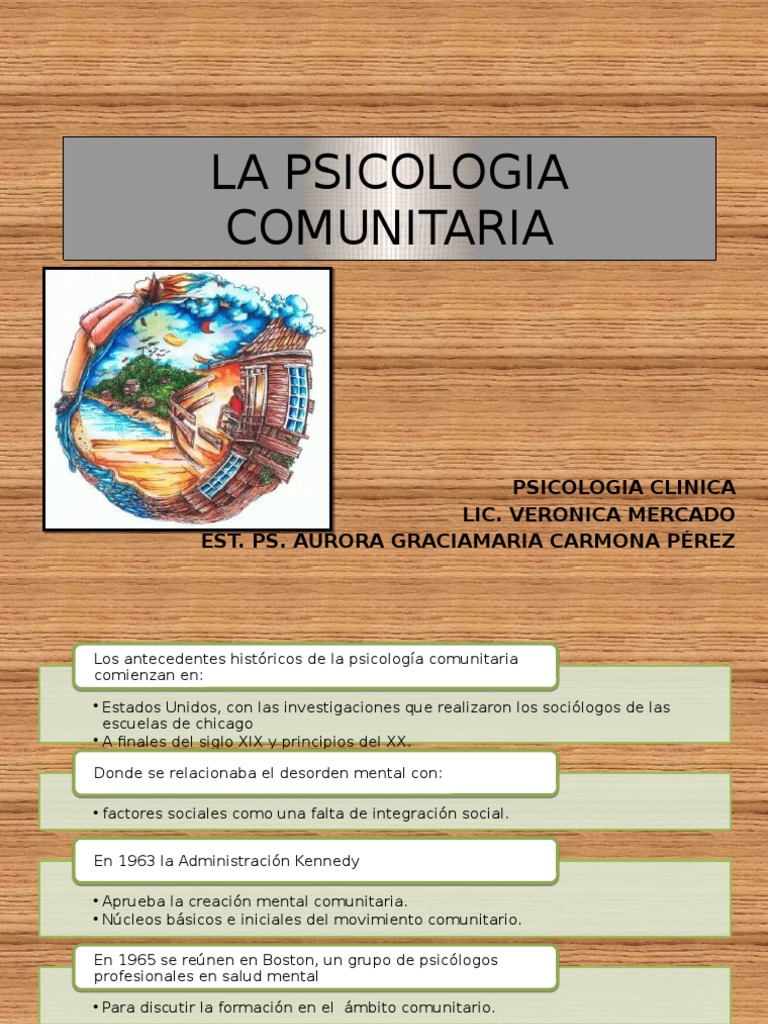 QUE ES PSICOLOGIA COMUNITARIA visual data 2