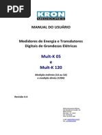 Manual Do Usuario - Medidor de Energia e Transdutor Digital de Grandezas Mult-K - (Rev 4.4)