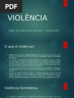 Slide Violência
