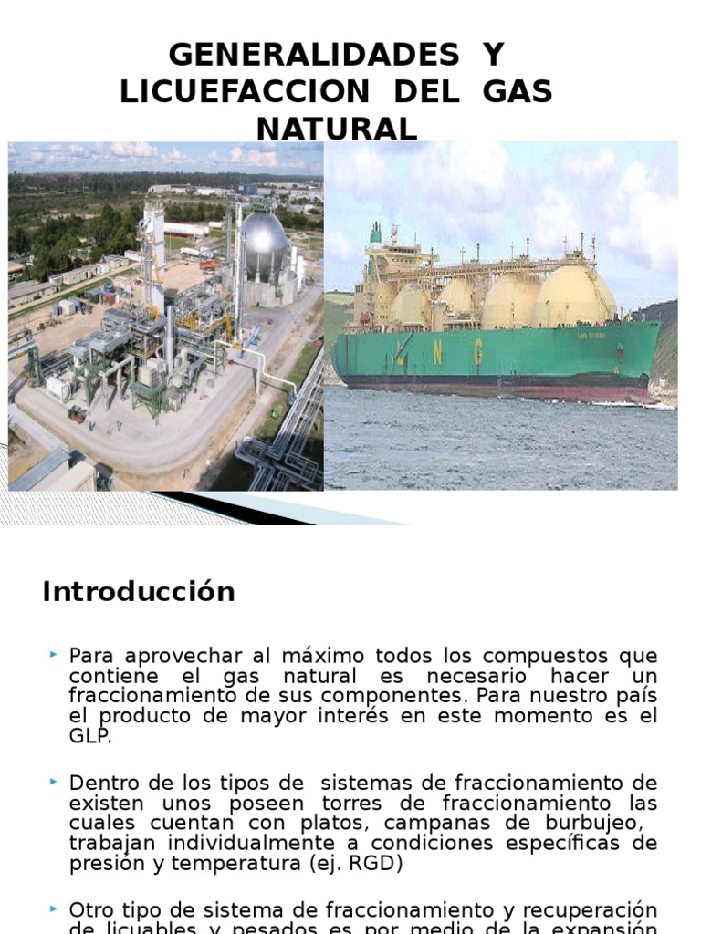 Tema 4 GNL y Licuefaccion Del GN | PDF | Gas natural licuado ...