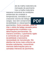 Precariedade Da Malha Rodoviária Do País