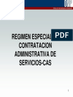 Regimen Especial de Contratacion Administrativa