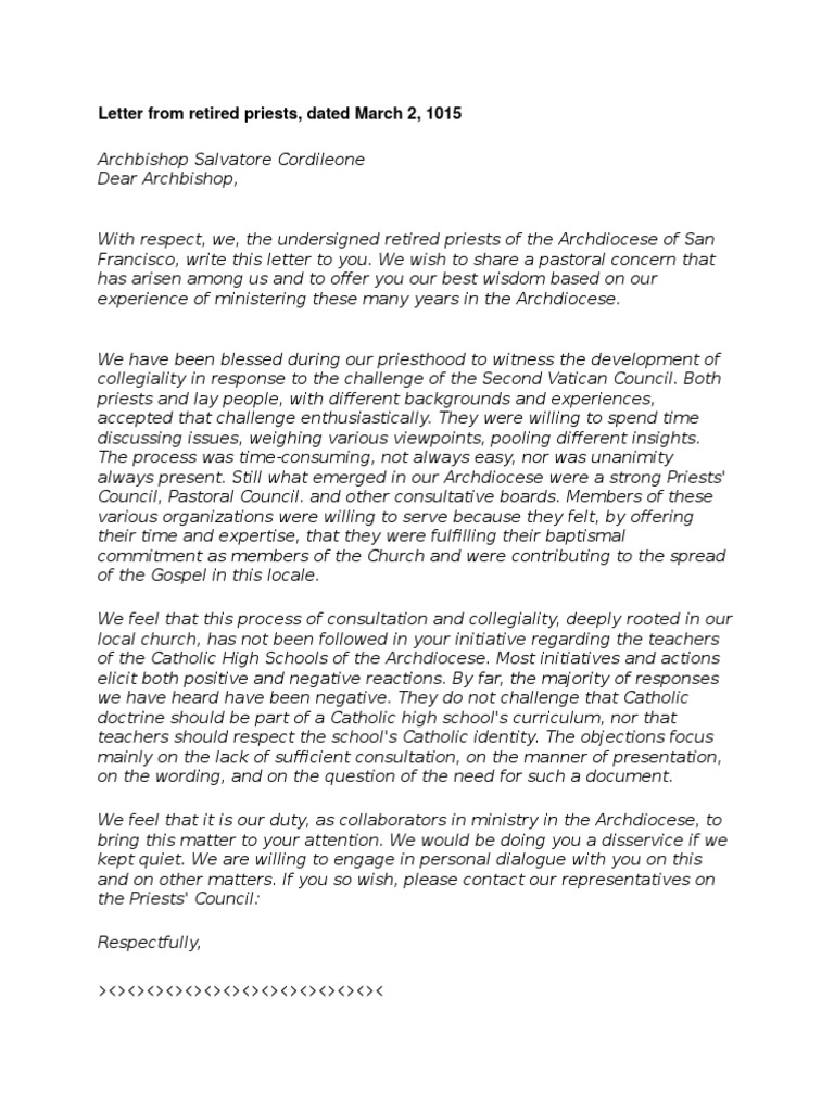 San Francisco Letters | PDF | Homelessness | Catholic Church