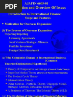 Download Introduction to International Finance Scope and Features by Gaurav Kumar SN25983166 doc pdf