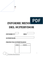 Informe Mensual Del Supervisor