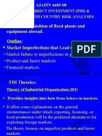 Download FOREIGN DIRECT INVESTMENT FDI  POLITICAL AND COUNTRY RISK ANALYSES  by Gaurav Kumar SN25983415 doc pdf