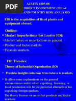 Download FOREIGN DIRECT INVESTMENT FDI  POLITICAL AND COUNTRY RISK ANALYSES  by Gaurav Kumar SN25983415 doc pdf