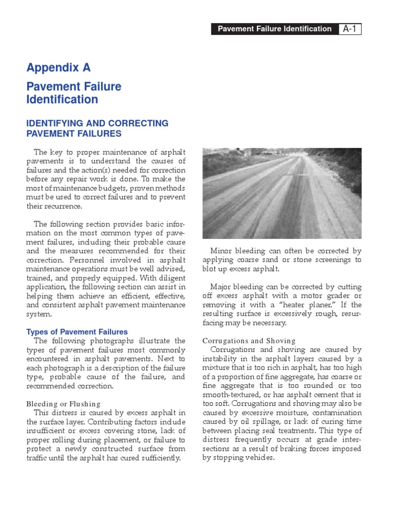 Common Asphalt Pavement Failures | PDF | Road Surface | Road Infrastructure