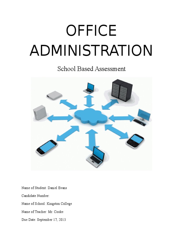 office administration school based assessment