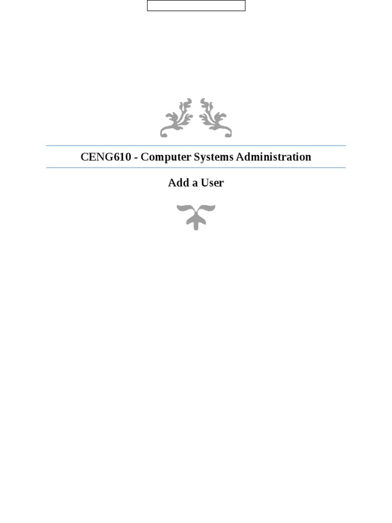 Ceng610 Lab 6 | PDF | Sudo | Login