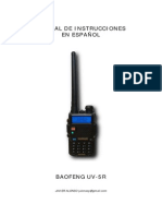 Manual de instrucciones del Baofeng UV-5RE encastellano