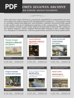 Andres Segovia unedited archives 