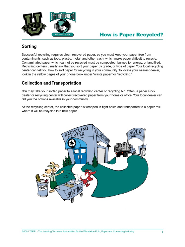 Paper Recycling PDF | PDF | Pulp (Paper) | Paper