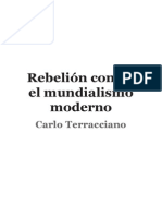 Rebelion Contra El Mundialismo Moderno Carlo Terracciano