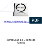 1- Introdução Ao Direito de Família